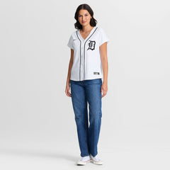 Justin Verlander Detroit Tigers Women's Home Replica Jersey - White