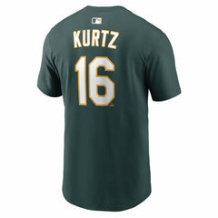Nick Kurtz Athletics Name & Number T-Shirt Green | Nike