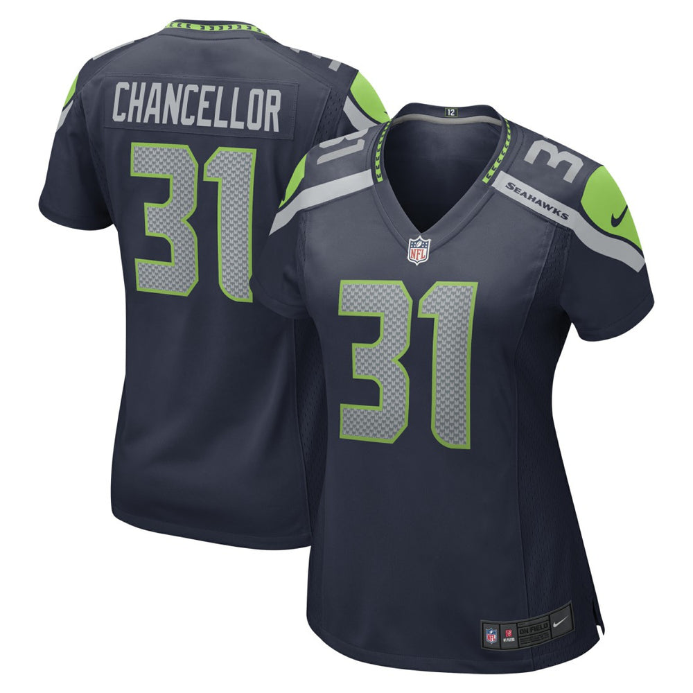 Kam Chancellor Seattle Seahawks Women's Retired Player Game Jersey - College Navy