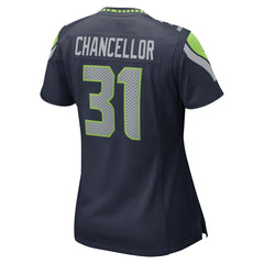 Kam Chancellor Seattle Seahawks Women's Retired Player Game Jersey - College Navy