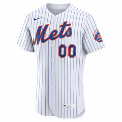 New York Mets Home Authentic Custom Jersey - White