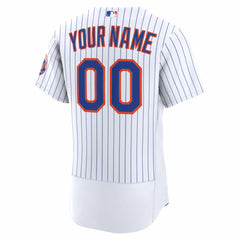 New York Mets Home Authentic Custom Jersey - White