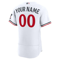 Minnesota Twins Home Authentic Custom Jersey - White