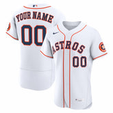 Houston Astros Home Authentic Custom Jersey - White