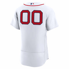 Boston Red Sox Home Authentic Custom Jersey - White
