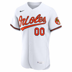 Baltimore Orioles Home Authentic Custom Jersey - White