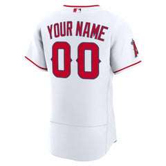 Los Angeles Angels Home Authentic Custom Jersey - White