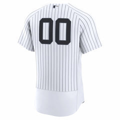 New York Yankees Home Authentic Custom Jersey - White