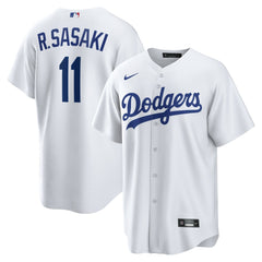 R¨ki Sasaki Los Angeles Dodgers Replica Jersey - White