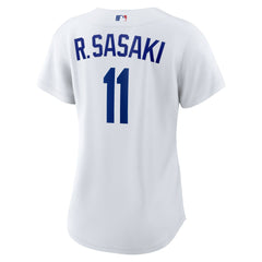 R¨ki Sasaki Los Angeles Dodgers Women's Replica Jersey - White