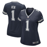 Number 1 Mom Dallas Cowboys Women's Game Jersey - Navy