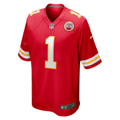 Number 1 Dad Kansas City Chiefs Game Jersey - Red
