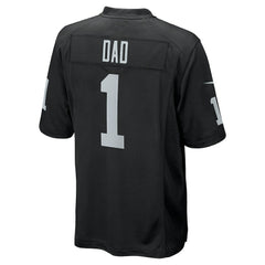 Number 1 Dad Las Vegas Raiders Game Jersey - Black