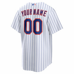 New York Mets Home Replica Custom Jersey - White