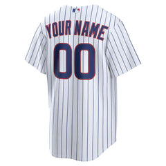 Chicago Cubs Home Replica Custom Jersey - White