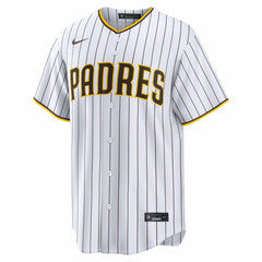 San Diego Padres Home Replica Custom Jersey - White