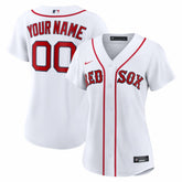 Boston Red Sox Women's Home Replica Custom Jersey - White