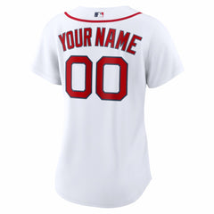 Boston Red Sox Women's Home Replica Custom Jersey - White