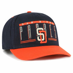 San Diego Padres Double Headed Baseline Hitch Adjustable Hat Navy | 47 brand