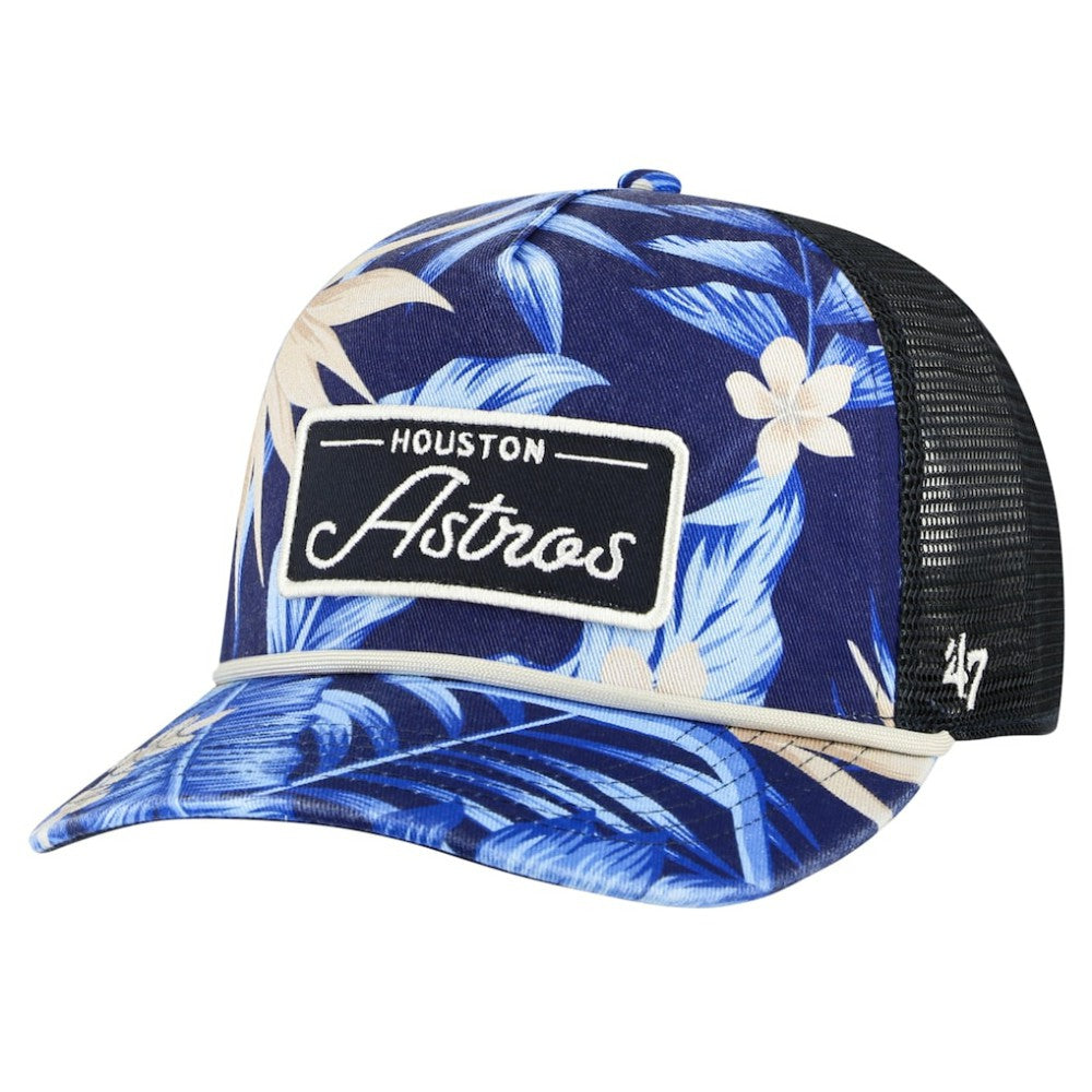 Houston Astros Tropicalia Trucker Hitch Adjustable Hat Navy | 47 brand