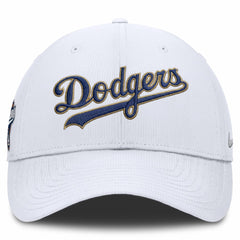 Los Angeles Dodgers 2026 Gold Collection Ripstop Adjustable Hat White | Nike