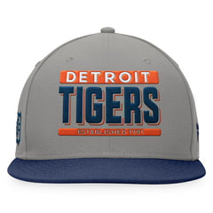 Detroit Tigers Line Drive Two-Tone Snapback Hat Gray/Navy