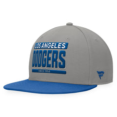 Los Angeles Dodgers Line Drive Two-Tone Snapback Hat Gray/Royal