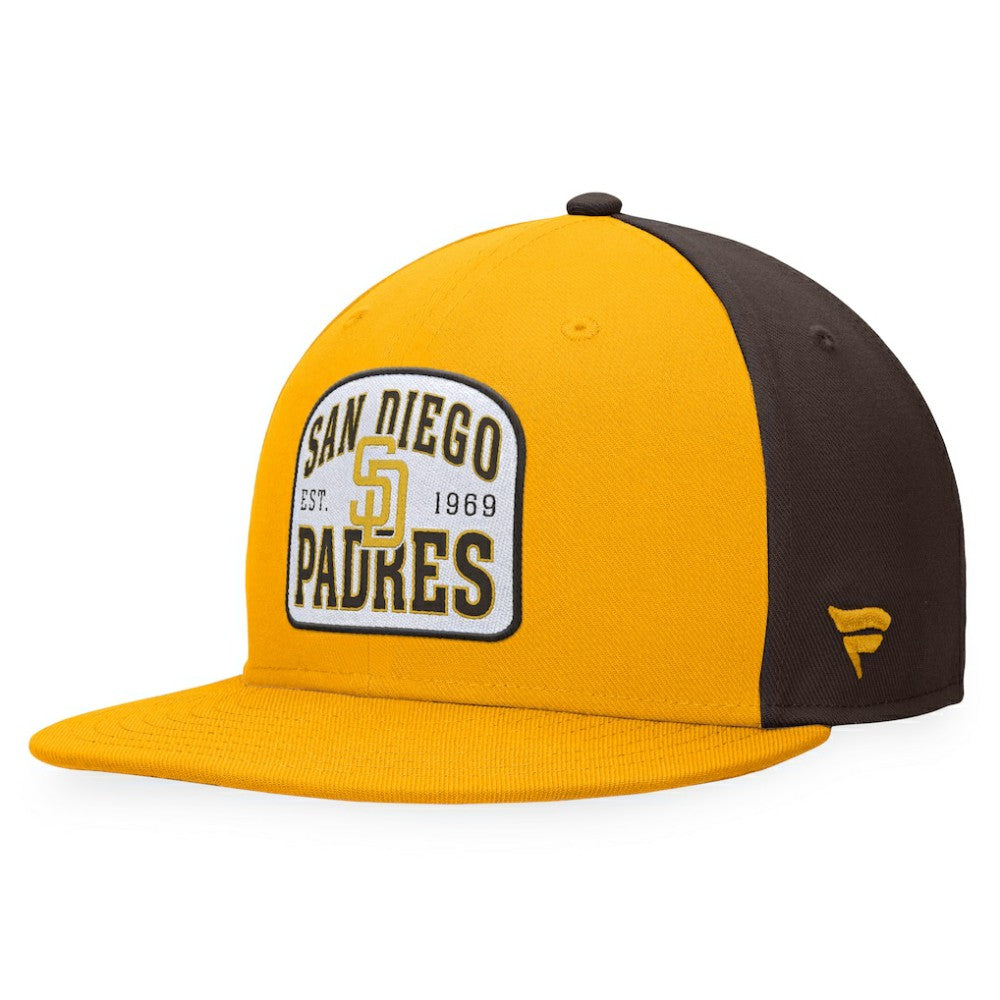 San Diego Padres Cycle Snapback Hat Gold/Brown
