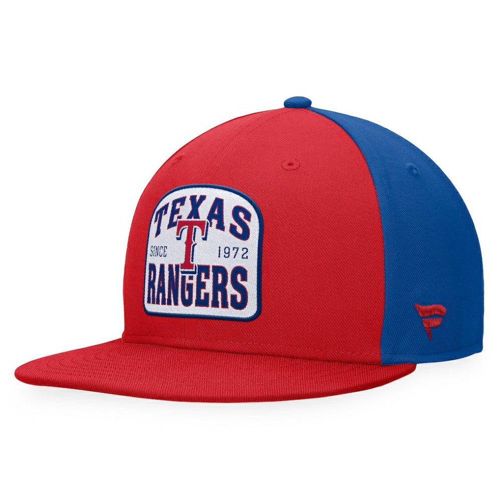 Texas Rangers Cycle Snapback Hat Red/Royal