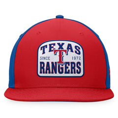 Texas Rangers Cycle Snapback Hat Red/Royal