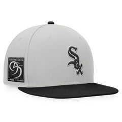 Chicago White Sox Glory Days Two-Tone Snapback Hat Gray/Black