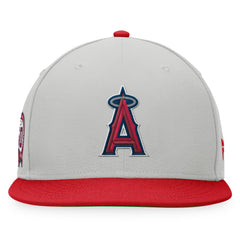 Los Angeles Angels Glory Days Two-Tone Snapback Hat Gray/Red