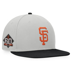 San Francisco Giants Glory Days Two-Tone Snapback Hat Gray/Black