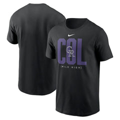 Colorado Rockies Scoreboard T-Shirt Black | Nike