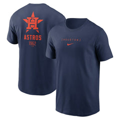 Houston Astros Large Logo Back Stack T-Shirt Navy | Nike
