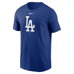 Los Angeles Dodgers Fuse Large Logo T-Shirt Royal | Nike