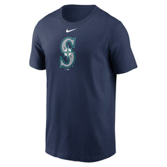 Seattle Mariners Fuse Large Logo T-Shirt Navy | Nike