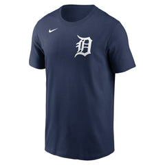 Detroit Tigers Fuse Wordmark T-Shirt Navy | Nike
