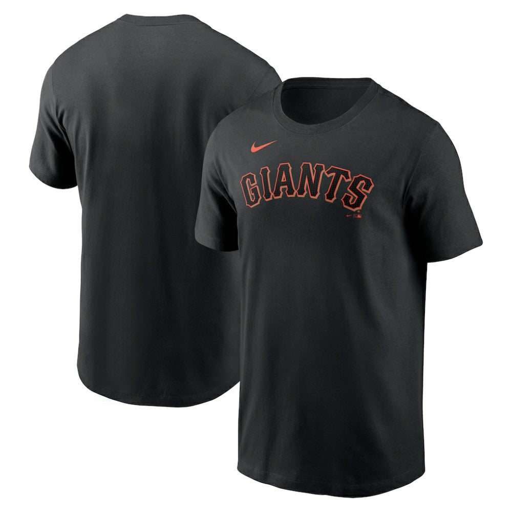 San Francisco Giants Fuse Wordmark T-Shirt Black | Nike