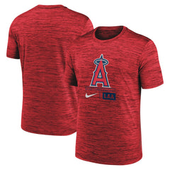 Los Angeles Angels Large Logo Velocity T-Shirt Red | Nike