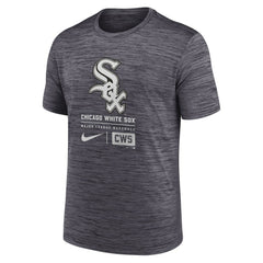 Chicago White Sox Large Logo Velocity T-Shirt Black | Nike
