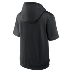 Chicago White Sox Tri Code Lockup Short Sleeve Pullover Hoodie Black | Nike