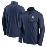 Tampa Bay Rays Franchise Logo Pacer Performance Half-Zip Top Navy | Nike