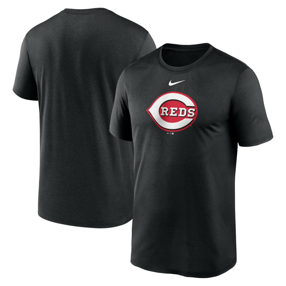 Cincinnati Reds Legend Fuse Large Logo Dri-FIT T-Shirt Black | Nike