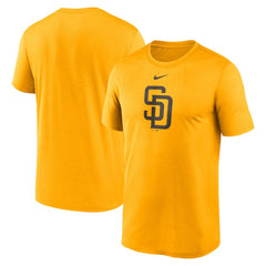 San Diego Padres Legend Fuse Large Logo Dri-FIT T-Shirt Gold | Nike