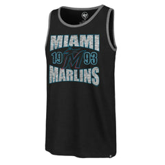 Miami Marlins Upload Franklin Tank Top Black | 47 brand