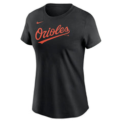 Baltimore Orioles Women's Wordmark T-Shirt Black | Nike
