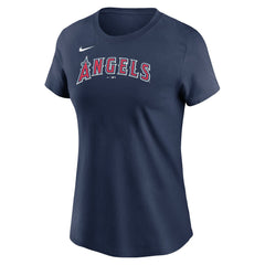 Los Angeles Angels Women's Wordmark T-Shirt Navy | Nike