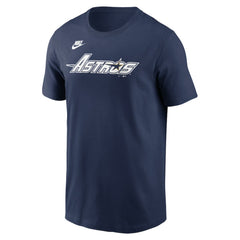 Houston Astros Cooperstown Collection Wordmark T-Shirt Navy | Nike