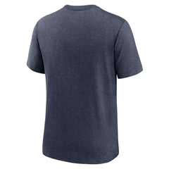 Chicago White Sox Cooperstown Collection Local Stack Tri-Blend T-Shirt Heather Navy | Nike